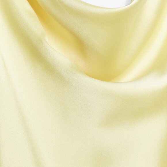 ZARA Satin Effect Halter Top – Light Yellow – Size L – NWT New With Tags 💛 - Picture 8 of 12